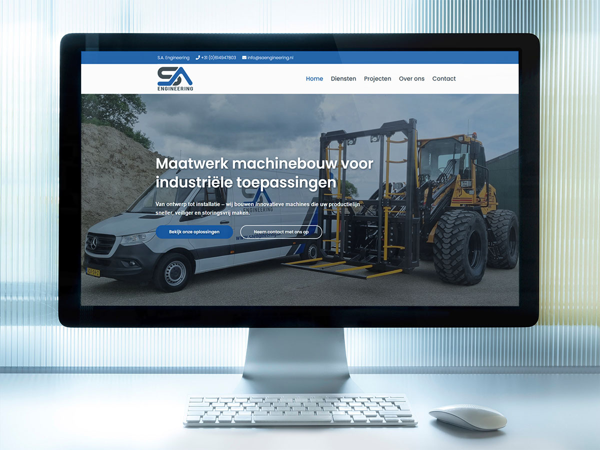 wordpress-website-sa-engineering S.A. Engineering Webdesign
